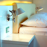 LÁMPARA DE PARED INTERIOR FLORIDA SILVER AND GRAY