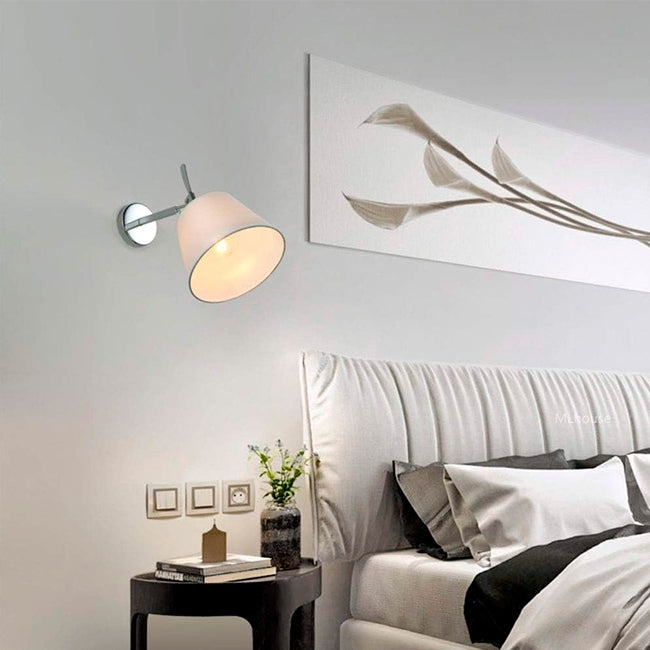 LÁMPARA DE PARED INTERIOR DALLAS SILVER AND GRAY