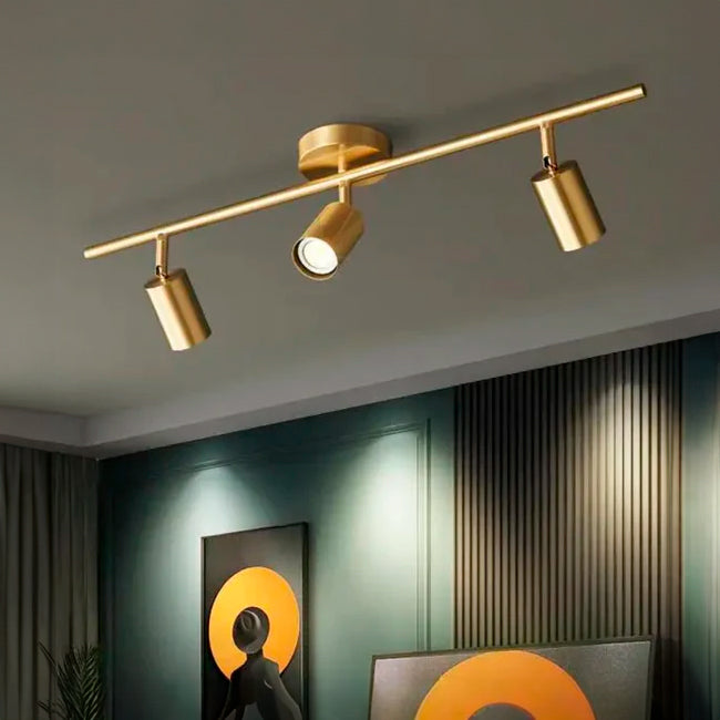 LÁMPARA DE TECHO BARCELONA GOLD LED - SIN FOCO