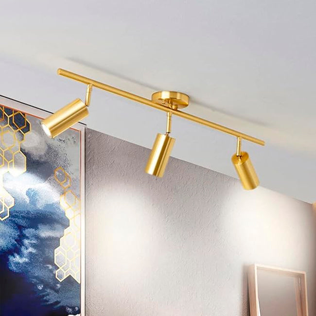 LÁMPARA DE TECHO BARCELONA GOLD LED - SIN FOCO