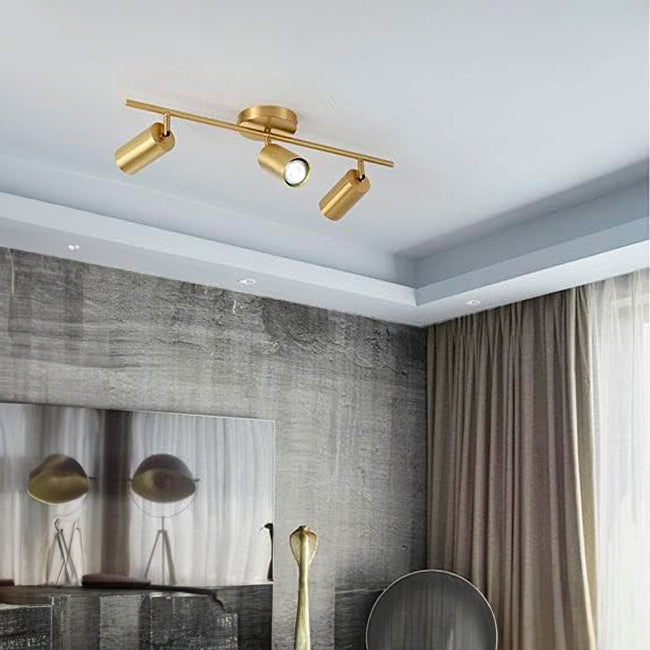 LÁMPARA DE TECHO BARCELONA GOLD LED - SIN FOCO