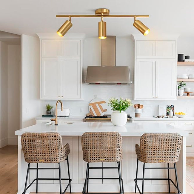 LÁMPARA DE TECHO BARCELONA GOLD LED - SIN FOCO