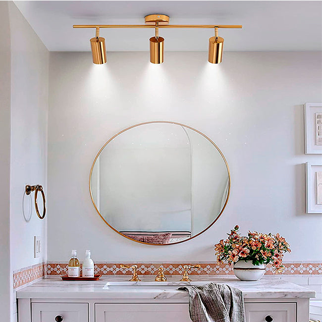 LÁMPARA DE TECHO BARCELONA GOLD LED - SIN FOCO