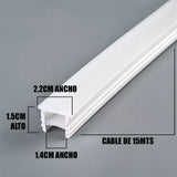 Tubo de Silicona Flex Empotrable 15MM x METROS