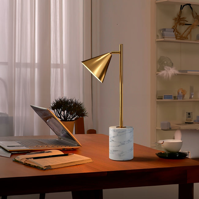 LÁMPARA DE MESA GENESIS GOLD LED / SIN FOCO