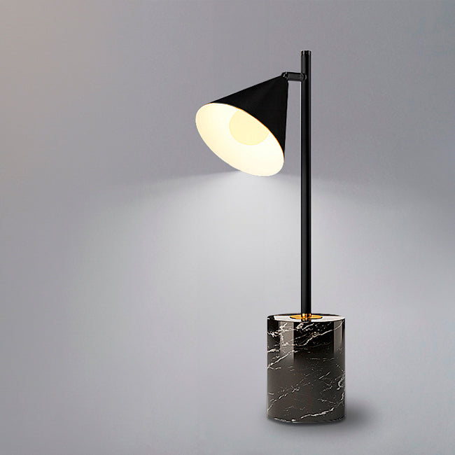 LÁMPARA DE MESA GENESIS BLACK LED + FOCO LED 12W LUZ BLANCA