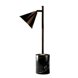 LÁMPARA DE MESA GENESIS BLACK LED - SIN FOCO