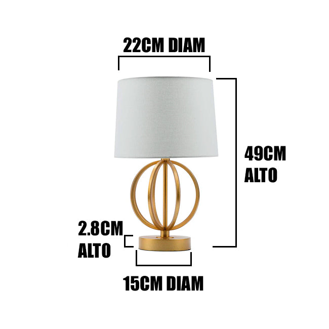 LÁMPARA DE MESA KARINA GOLD LED