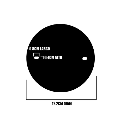 TAPA CIEGA CAJA OCTOGONAL DE METAL NEGRA