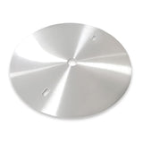 TAPA CIEGA CAJA OCTOGONAL DE METAL SATINADO CON HUECO