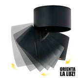 SPOT ORIENTABLE RACHEL LED BLACK