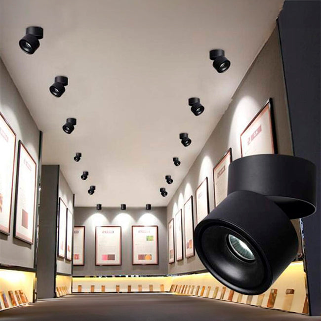 SPOT ORIENTABLE RACHEL LED BLACK