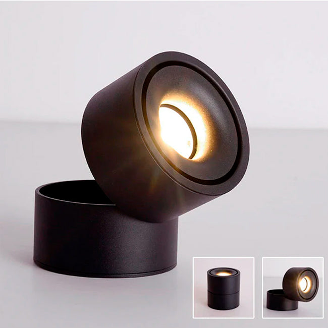 SPOT ORIENTABLE RACHEL LED BLACK