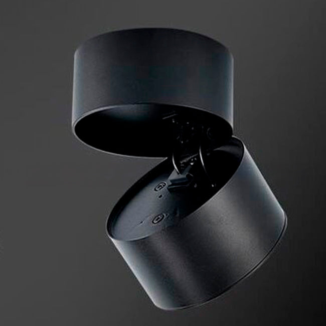 SPOT ORIENTABLE RACHEL LED BLACK AND GOLD – i-Lumina