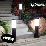 LÁMPARA DE EXTERIOR BOLARDO SLIM BLACK TUBE - 60CM ALT + FOCO LED