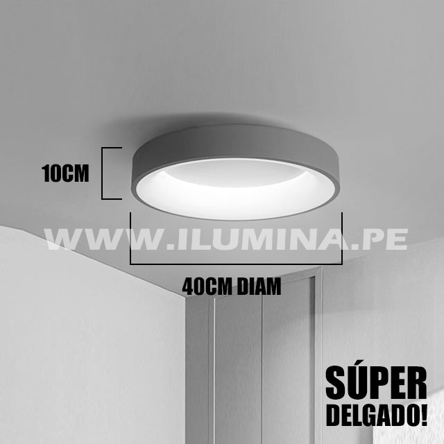 LÁMPARA DE TECHO DORINA LED BLACK 45W + CONTROL REMOTO