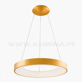 LÁMPARA COLGANTE DORIANA GOLD LED + CONTROL REMOTO