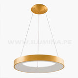 LÁMPARA COLGANTE DORIANA GOLD LED + CONTROL REMOTO