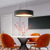 LÁMPARA COLGANTE BARBARA LED BLACK 56W  + CONTROL REMOTO