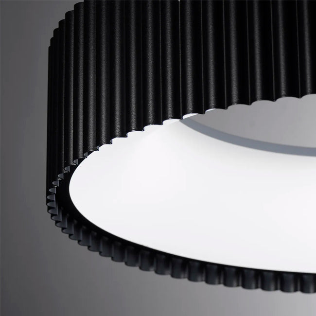 LÁMPARA COLGANTE BARBARA LED BLACK 56W  + CONTROL REMOTO