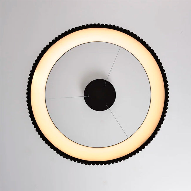 LÁMPARA COLGANTE BARBARA LED BLACK 56W  + CONTROL REMOTO