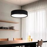 LÁMPARA COLGANTE BARBARA LED BLACK 56W  + CONTROL REMOTO