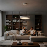 LÁMPARA COLGANTE BARBARA LED WHITE 56W  + CONTROL REMOTO