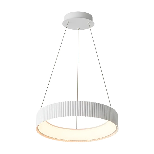 LÁMPARA COLGANTE BARBARA LED WHITE 56W  + CONTROL REMOTO