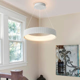 LÁMPARA COLGANTE BARBARA LED WHITE 56W  + CONTROL REMOTO