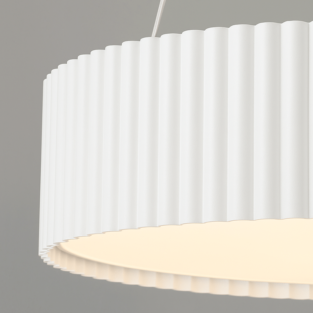 LÁMPARA COLGANTE BARBARA LED WHITE 56W  + CONTROL REMOTO