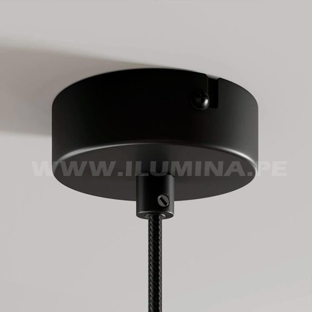 LÁMPARA COLGANTE ALUMINIO EMILIA BLACK LED