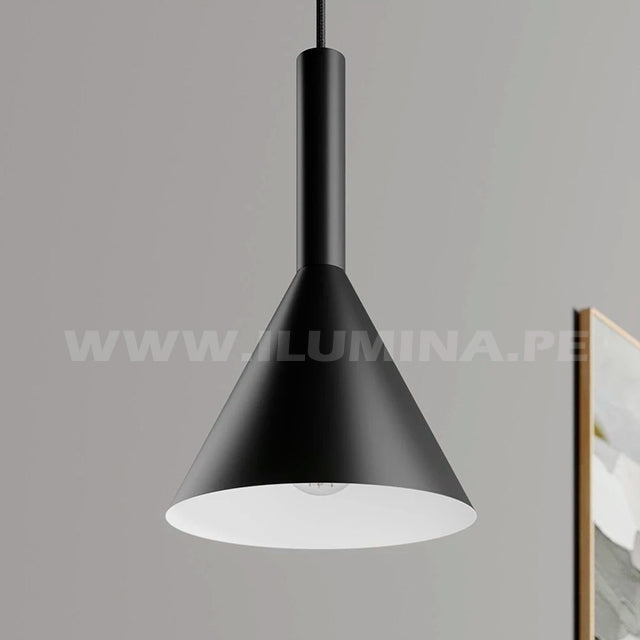 LÁMPARA COLGANTE ALUMINIO EMILIA BLACK LED