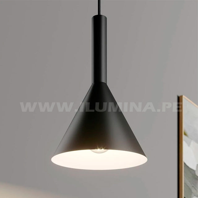 LÁMPARA COLGANTE ALUMINIO EMILIA BLACK LED