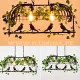 LÁMPARA COLGANTE ANGELINA BIRD BLACK LED ECOLAMPS