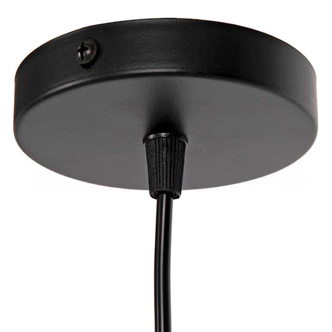 LÁMPARA COLGANTE ALUMINIO BETANIA BLACK LED / SIN FOCO