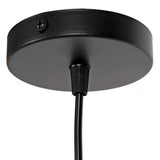 LÁMPARA COLGANTE ALUMINIO BETANIA BLACK LED / SIN FOCO