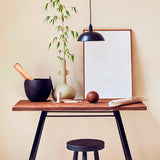 LÁMPARA COLGANTE ALUMINIO BETANIA BLACK LED / SIN FOCO