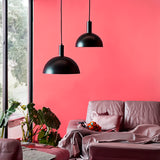 LÁMPARA COLGANTE ALUMINIO BETANIA BLACK LED / SIN FOCO