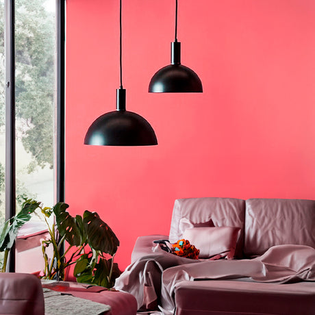 LÁMPARA COLGANTE ALUMINIO BETANIA BLACK LED / SIN FOCO