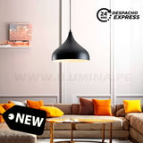 LÁMPARA COLGANTE ALUMINIO MODERNA BLACK LED ECOLAMPS