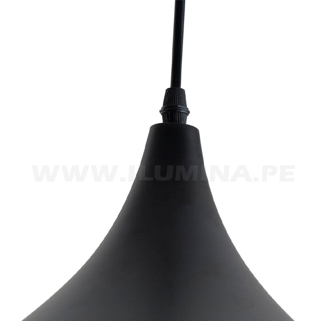 LÁMPARA COLGANTE ALUMINIO MODERNA BLACK LED ECOLAMPS