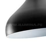 LÁMPARA COLGANTE ALUMINIO MODERNA BLACK LED ECOLAMPS