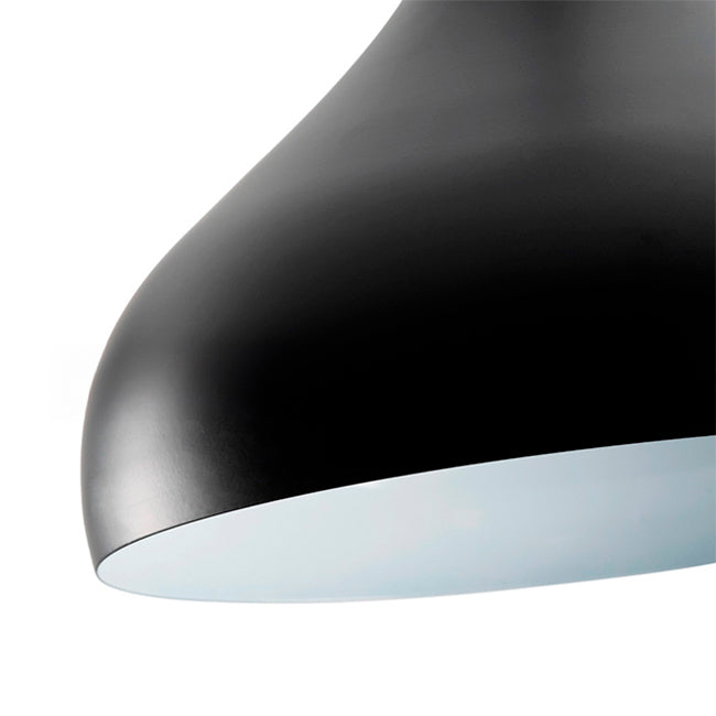 LÁMPARA COLGANTE ALUMINIO MODERNA BLACK LED ECOLAMPS