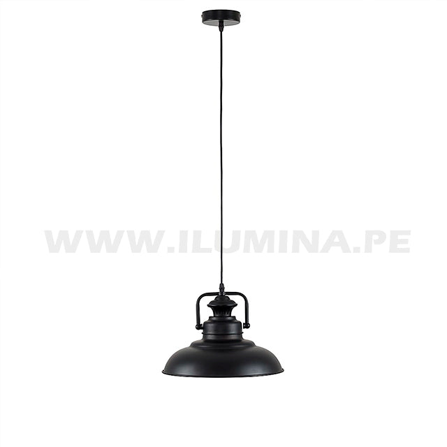 LÁMPARA COLGANTE ALUMINIO ANABEL BLACK LED