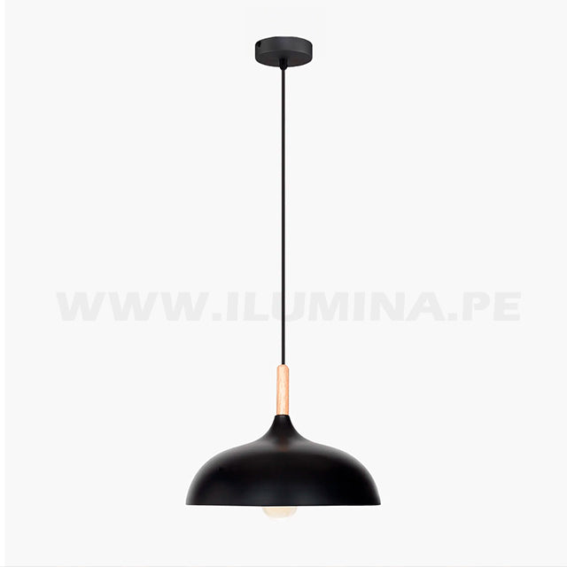 LÁMPARA COLGANTE DE ALUMINIO CELESTINA BLACK LED