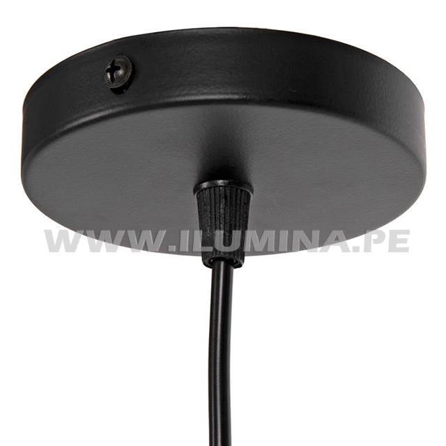 LÁMPARA COLGANTE DE ALUMINIO CELESTINA BLACK LED