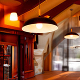 LÁMPARA COLGANTE DE ALUMINIO CELESTINA BLACK - SIN FOCO