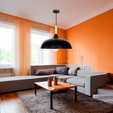 LÁMPARA COLGANTE DE ALUMINIO CELESTINA BLACK - SIN FOCO