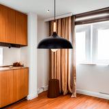 LÁMPARA COLGANTE DE ALUMINIO CELESTINA BLACK - SIN FOCO