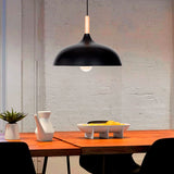 LÁMPARA COLGANTE DE ALUMINIO CELESTINA BLACK + FOCO LED ESFERA G95 12W LUZ CÁLIDA